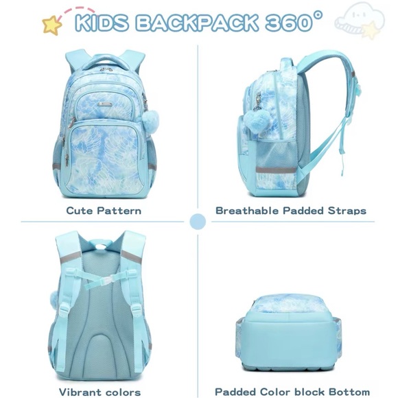 Blue Kids Backpack Set - Picture 6 of 8